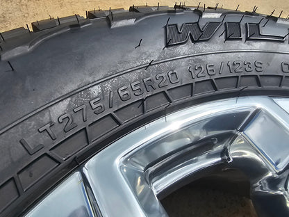20" GMC Sierra Denali 2500 3500 OEM 5957 spare wheel rim tire FALKEN A/T3 NEW