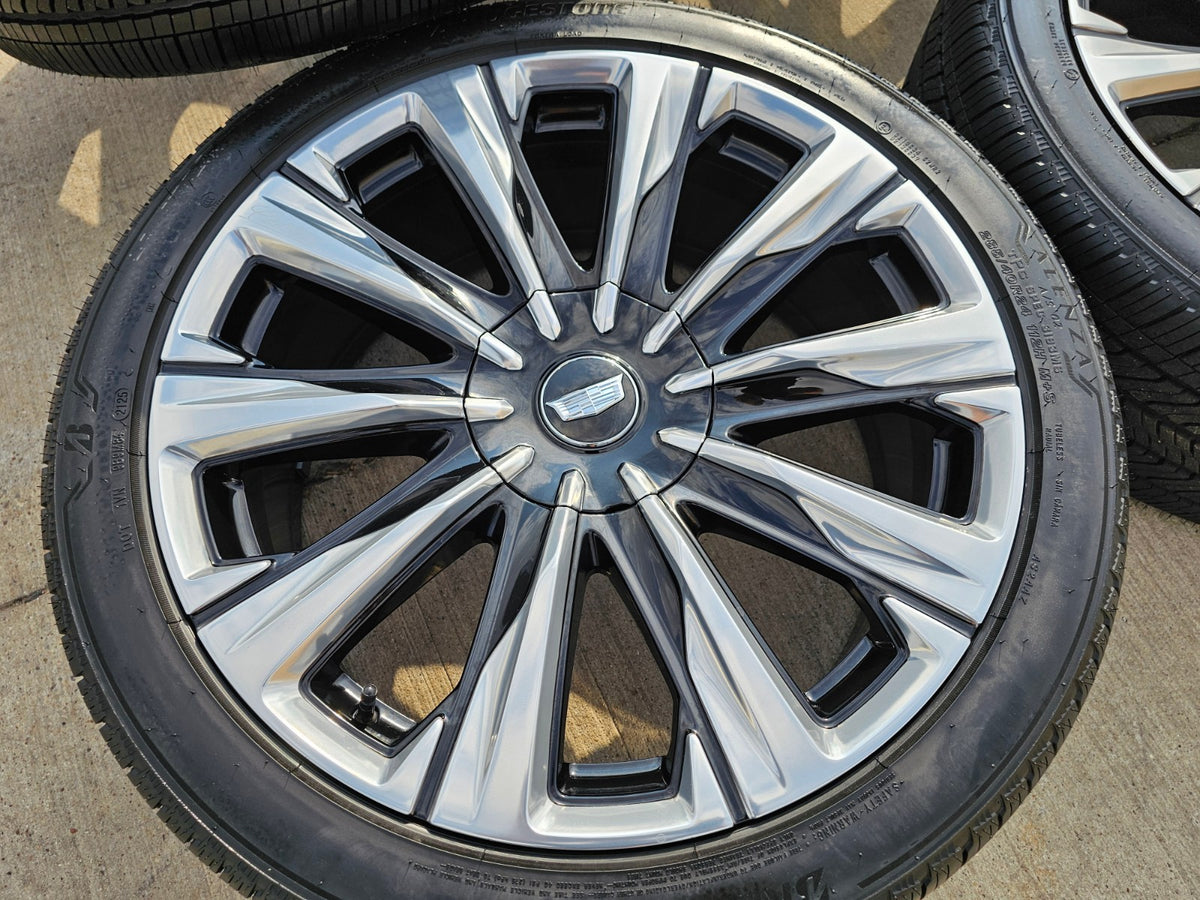 24" Cadillac Escalade PLATINUM OEM wheels rims V 2023 2024 2025 2026 2027 NEW