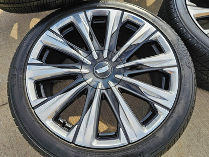 24" Cadillac Escalade PLATINUM OEM wheels rims V 2023 2024 2025 2026 2027 NEW