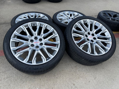 24" GMC Yukon Sierra Denali Chevy Tahoe LTZ OEM 10067 wheels rims 2026 2027 NEW