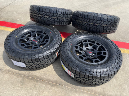 17" Toyota Tacoma TRD 4Runner OEM wheels rims SET black FJ FALKEN A/T4 33" NEW