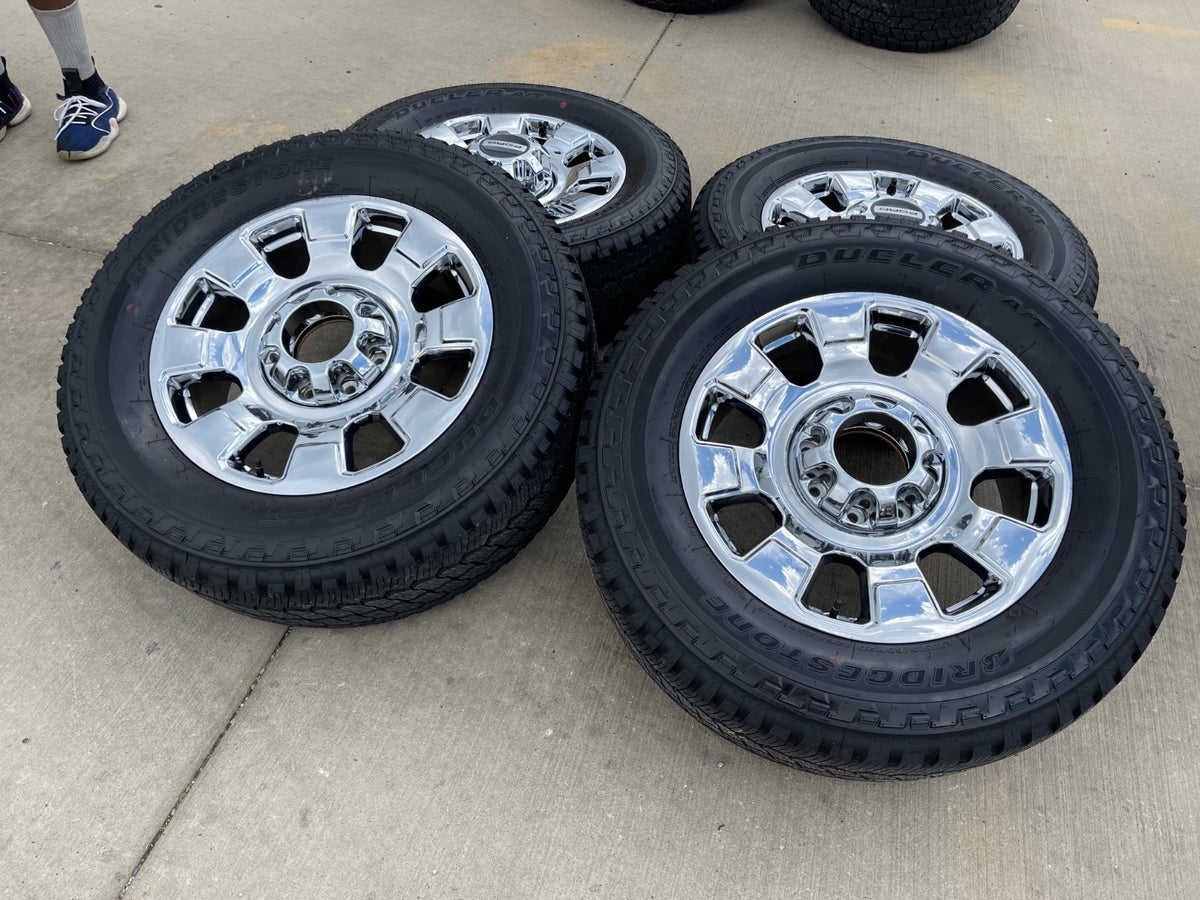 20" Ford F-250 F-350 OEM KING RANCH 10295 25085 10552 chrome wheels rims SET NEW