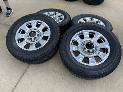 20" Ford F-250 F-350 OEM KING RANCH 10295 25085 10552 chrome wheels rims SET NEW