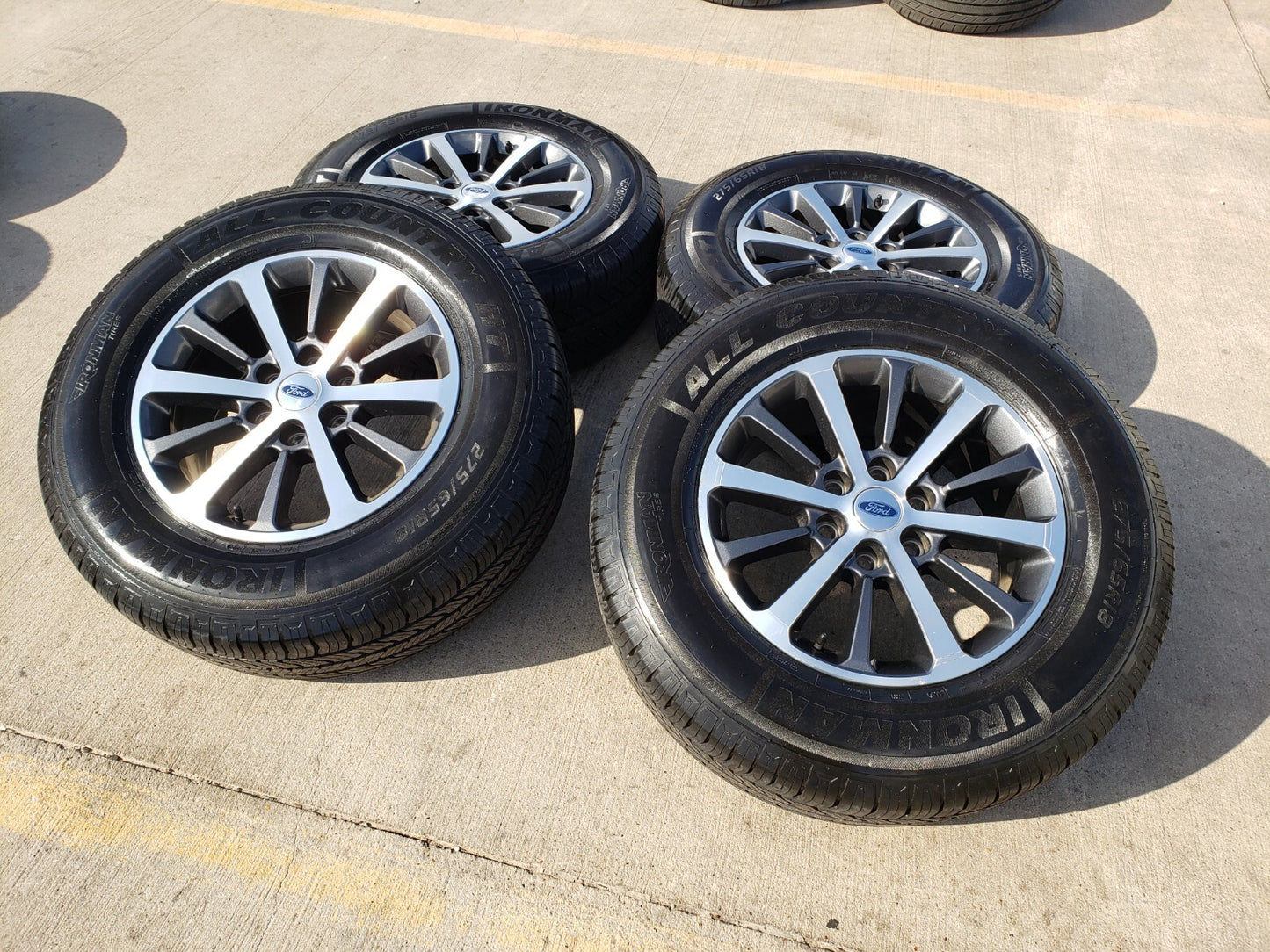 18" Ford F-150 Expedition 10142 OEM rims wheels tires IRONMAN