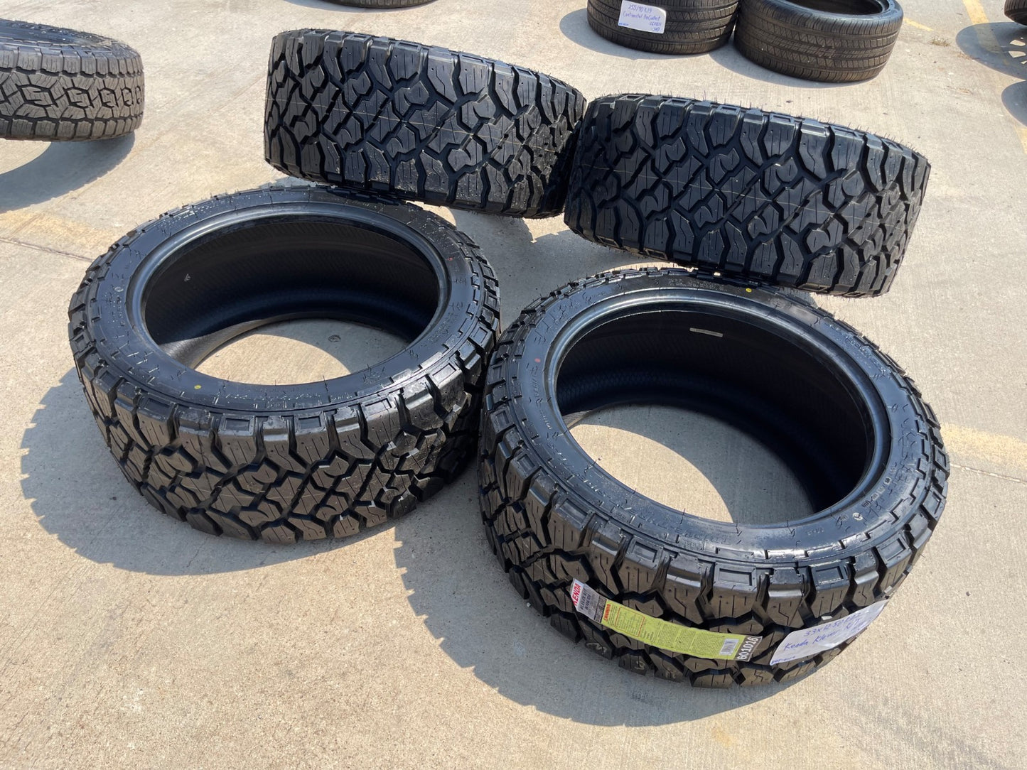 (4) 33x12.5x22 Kenda Kenda Klever R/T 114R 12 PLY Load Range F tires NEW