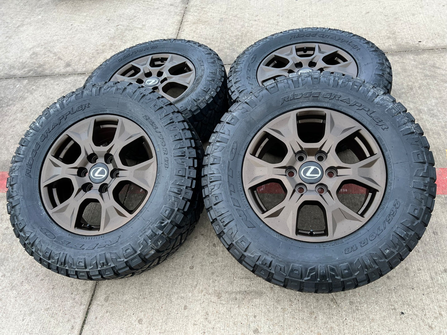 18" Lexus GX550 OEM 10544 wheels rims BRONZE Toyota Land Cruiser Tundra NEW