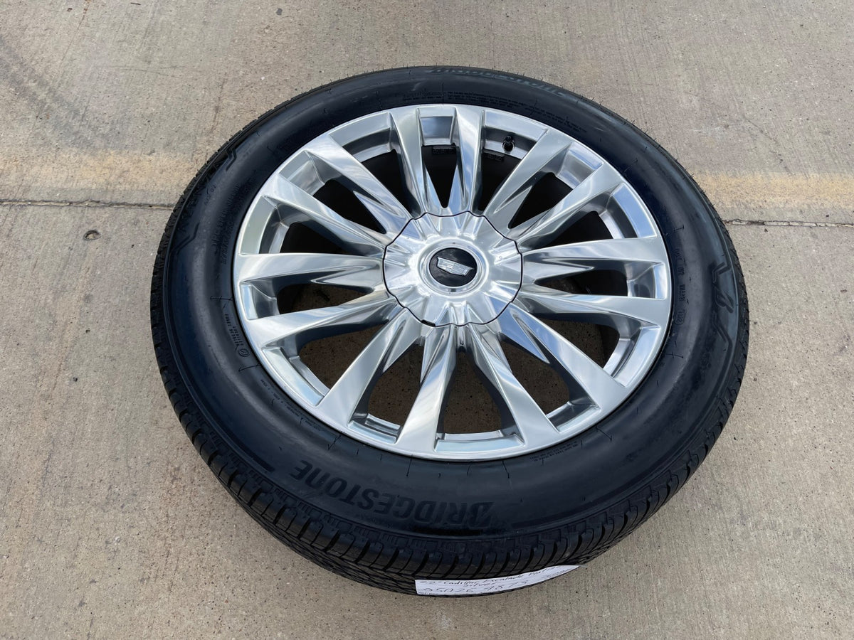22" Cadillac Escalade Platinum OEM wheel rim 95026 4873 tire spare single