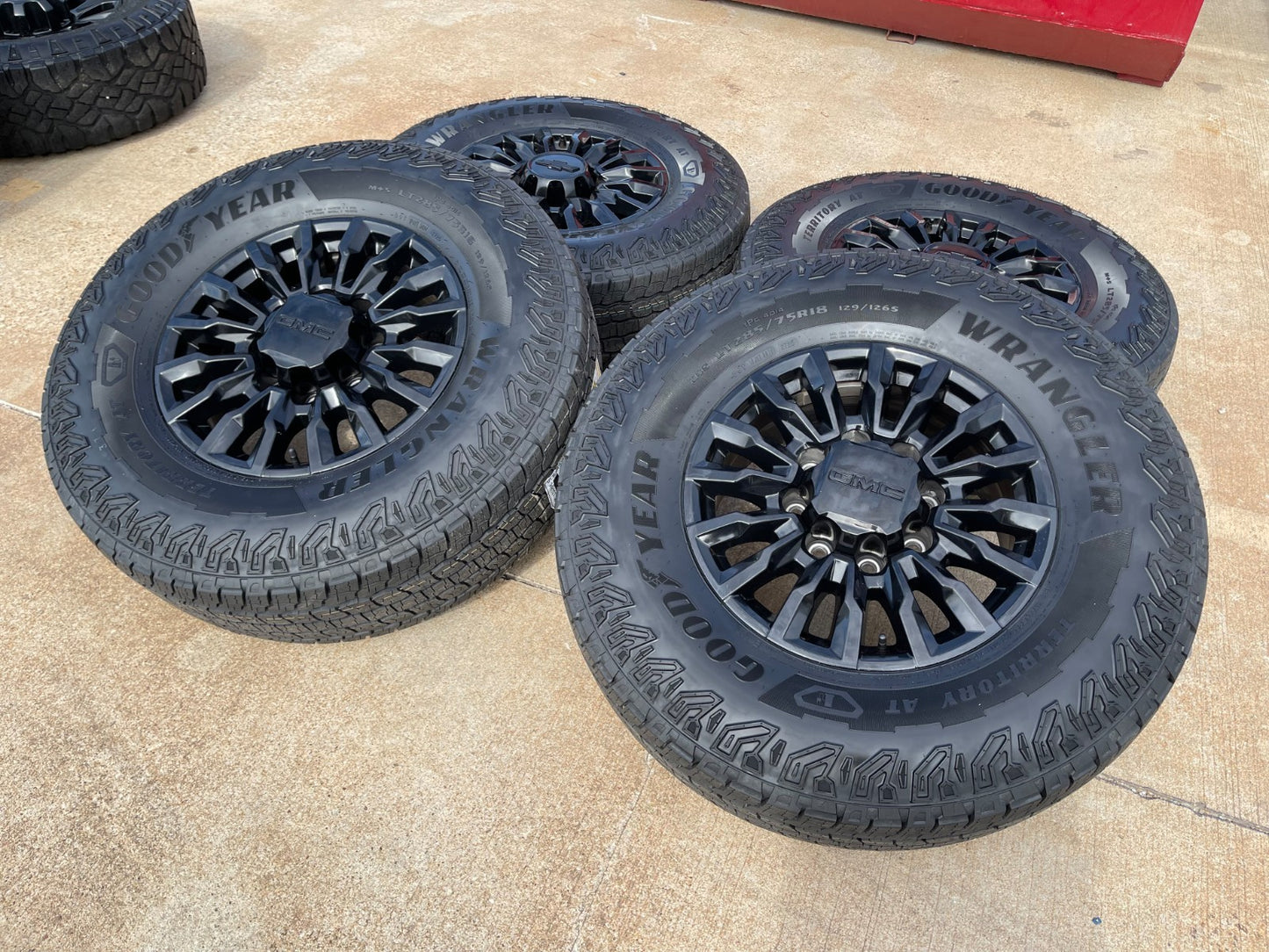 18" Chevy Silverado ALASKAN AT4X 2500 OEM 14031 wheels rims 2024 2025 2026 NEW