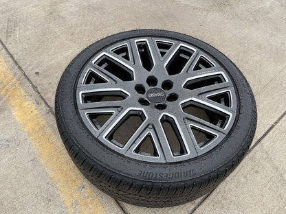 24" GMC Yukon Sierra DENALI OEM wheel rim tire 2022 2023 2024 2025 2026 NEW