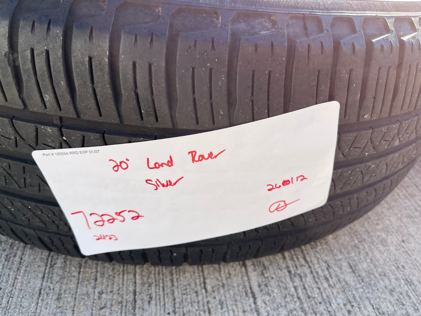 20" Land Rover Defender OEM 72252 wheels rims Range Rover tires