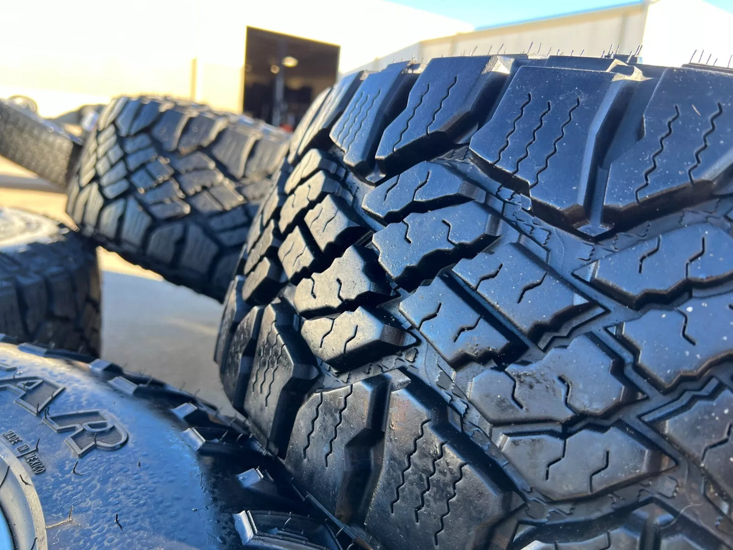 18" Ford Bronco BADLANDS OEM black wheels rims 10282 Ranger GOODYEAR DURATRAC