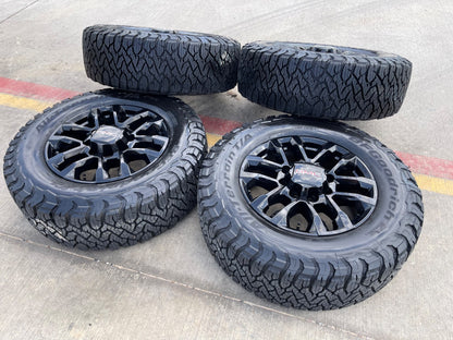 20" Chevy Silverado Trail Boss GMC AT4 2500 OEM 94030 wheels rims NEW BFG KO3 35