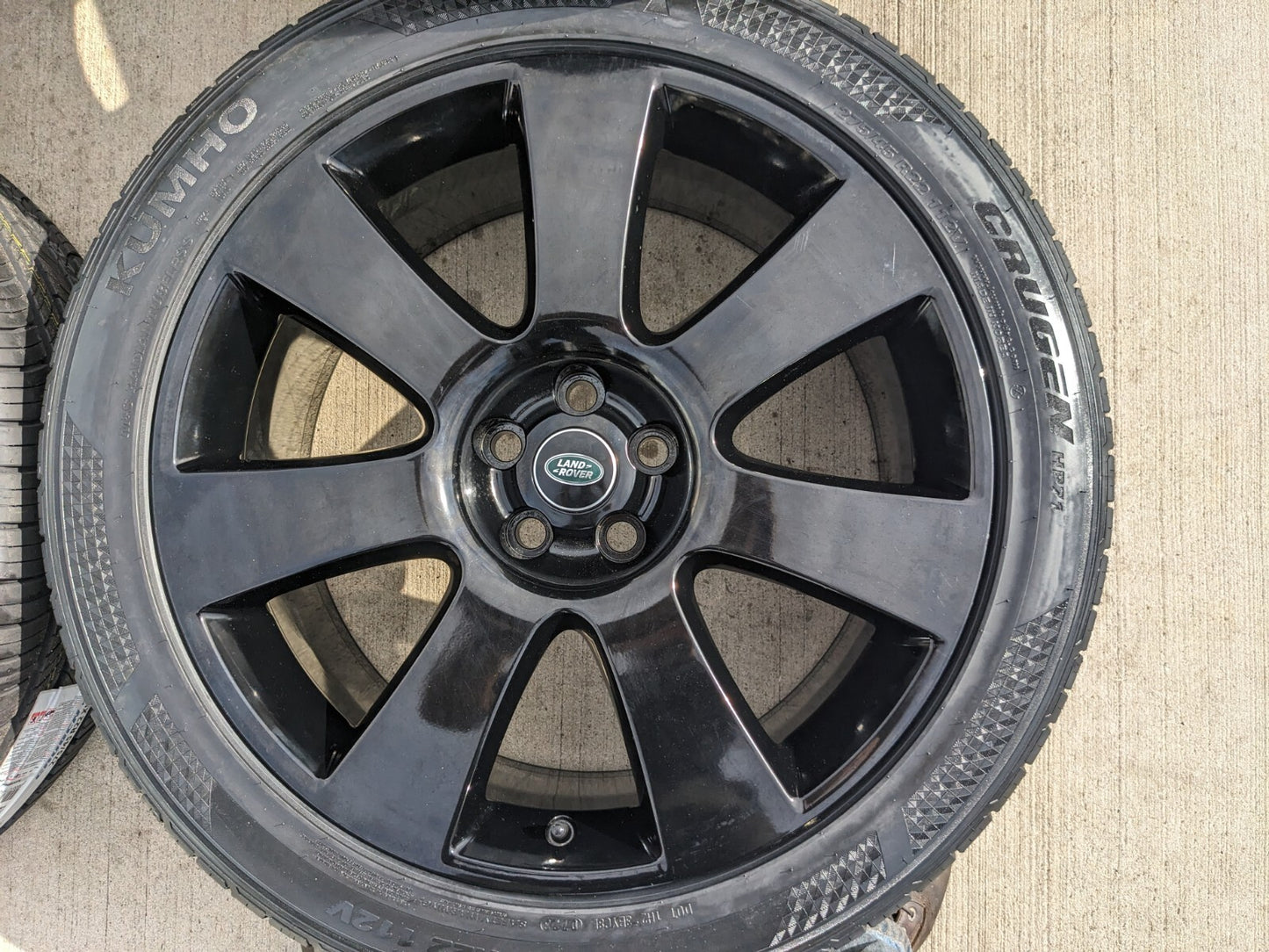 22" Land Rover Range OEM wheels rims black 72249 tires NEW