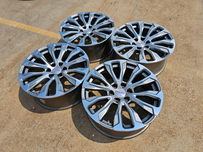 22" GMC Yukon Sierra DENALI OEM wheels rims 14025 97000 NEW