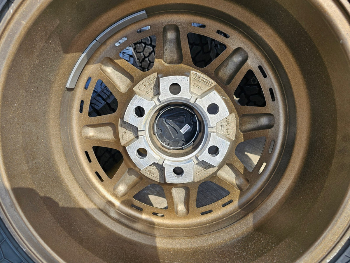 17" 4Runner Toyota Tacoma OEM BRONZE wheels rims FJ FALKEN WILDPEAK A/T4 NEW