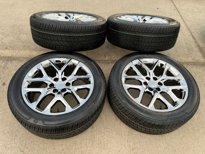 22" GMC Yukon Sierra DENALI OEM 14078 wheels rims CHROME 2023 2024 2025 2026 NEW