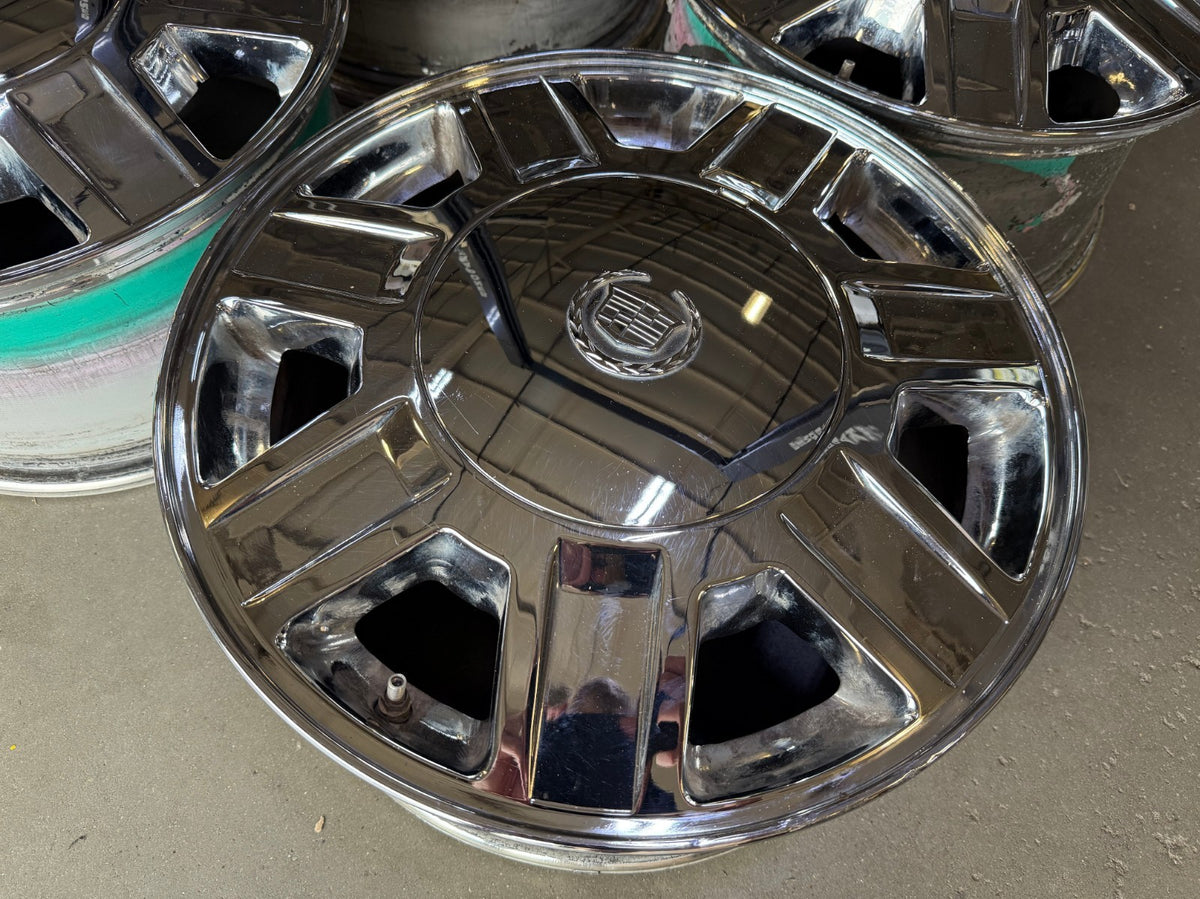 17" Cadillac DTS OEM 4603 4613 wheels rims Hearse Limousine CHROME SET