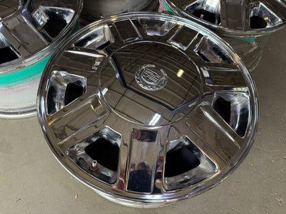 17" Cadillac DTS OEM 4603 4613 wheels rims Hearse Limousine CHROME SET