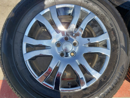 18" Land Rover OEM 72202 CHROME wheels rims Evoque LR2 tires