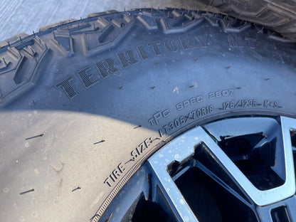 18" GMC Sierra AT4X Chevy Trail Boss 2500 OEM 14136 wheels rims GOODYEAR 35"