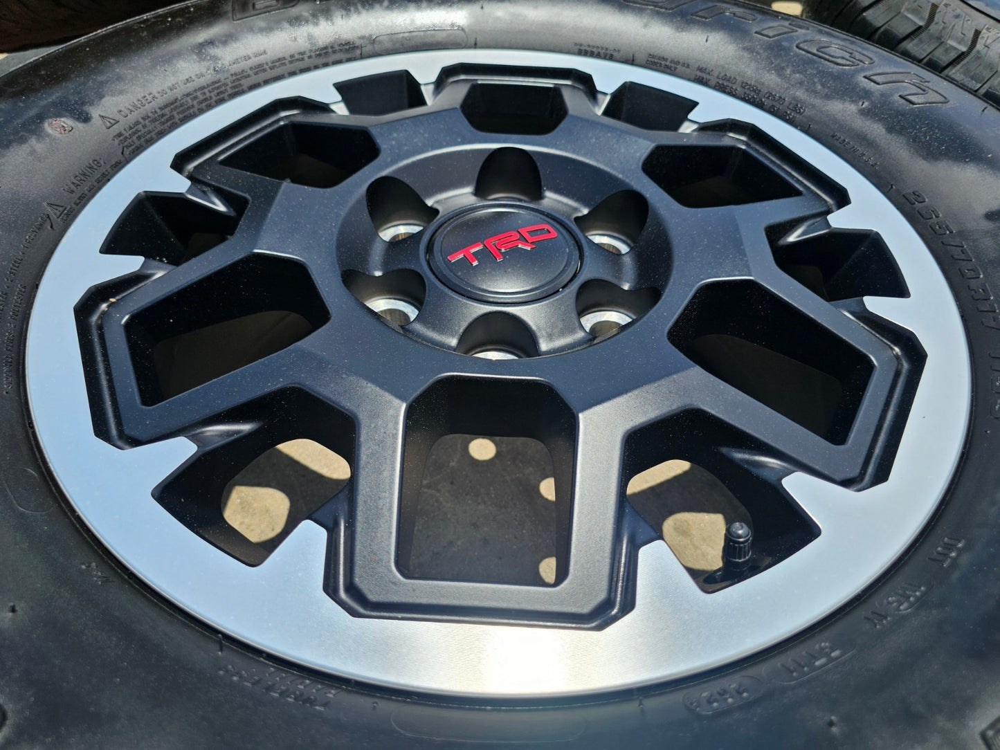 17" Toyota Tacoma 4Runner TRD OEM 10638 wheels rims SET 2024 2025 2026 BFG A/T