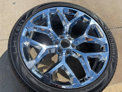 24" 24x9 GMC Yukon Chevy Tahoe 1500 OEM replica wheel rim 5668 spare single