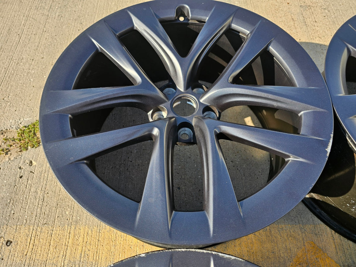 21" Tesla Model S OEM 210077 210078 PLAID wheels rims 2024 2025 2026 2027 SET