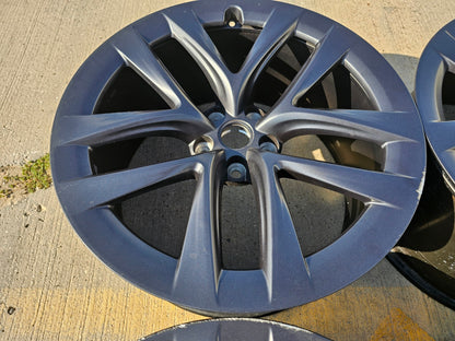 21" Tesla Model S OEM 210077 210078 PLAID wheels rims 2024 2025 2026 2027 SET