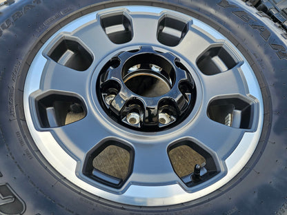18" Ford F-250 F-350 OEM TREMOR rims wheels 10482 tires SET DURATRAC R/T 35"