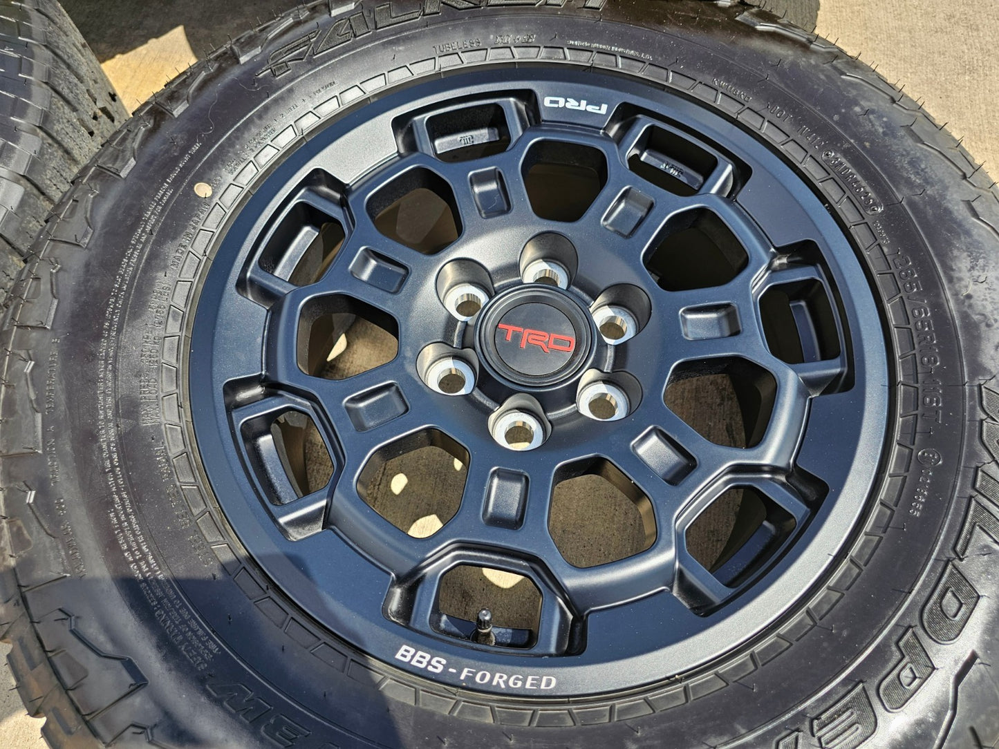 18" Toyota Tundra TRD BBS FORGED OEM black 95458 wheels rims Sequoia 2025 2026