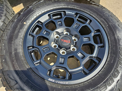 18" Toyota Tundra TRD BBS FORGED OEM black 95458 wheels rims Sequoia 2025 2026