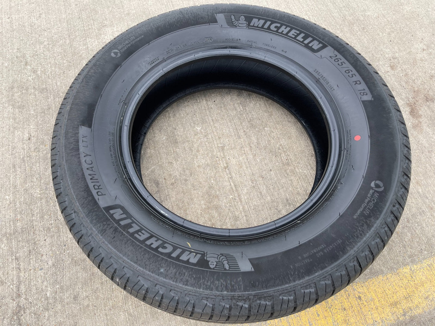 265/65/18 Michelin Primacy LTX tire F-150 Yukon Silverado 265/65r18 NEW TAKE OFF