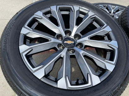 22" Chevy Tahoe Silverado Suburban OEM wheels rims 2023 2024 2025 2026 2027 NEW
