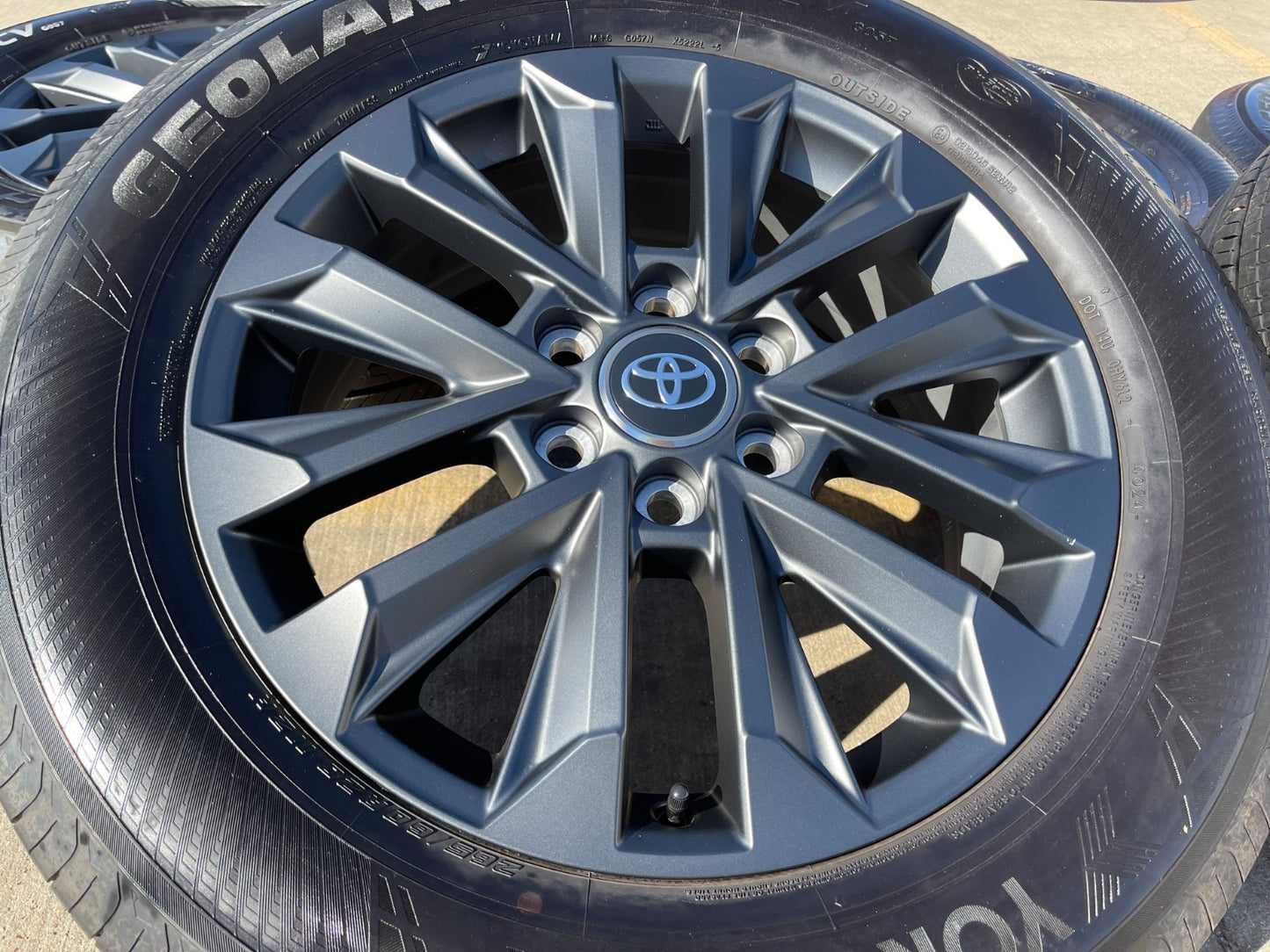 (5) 20" Toyota Land Cruiser OEM wheels rims 94057 Tundra Sequoia 2024 2025 2026