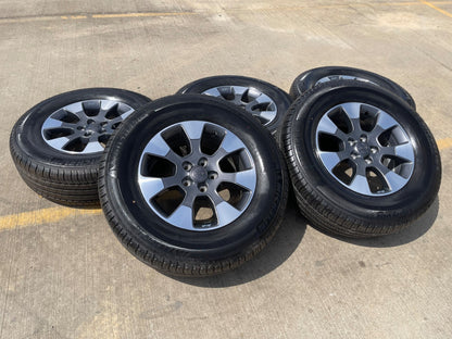 18" Jeep Wrangler Gladiator Sahara OEM wheels rims 9222 SET MICHELIN