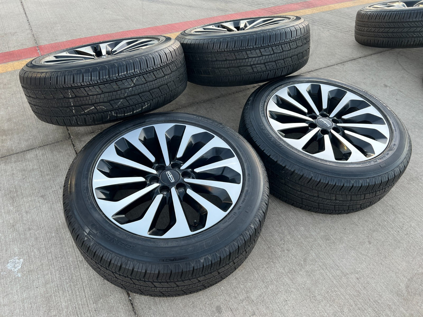 22" Lincoln Navigator L RESERVE OEM black rims wheels 95385 10498 NEW
