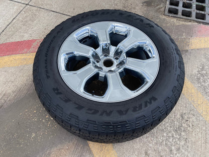 20" Dodge Ram 1500 OEM Laramie CHROME 2679 wheel rim tire 2022 2023 2024 2025