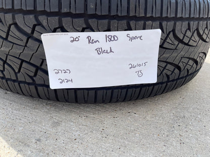 20" Dodge Ram 1500 OEM LIMITED Black 2676 2723 wheel rim PIRELLI A/TR single