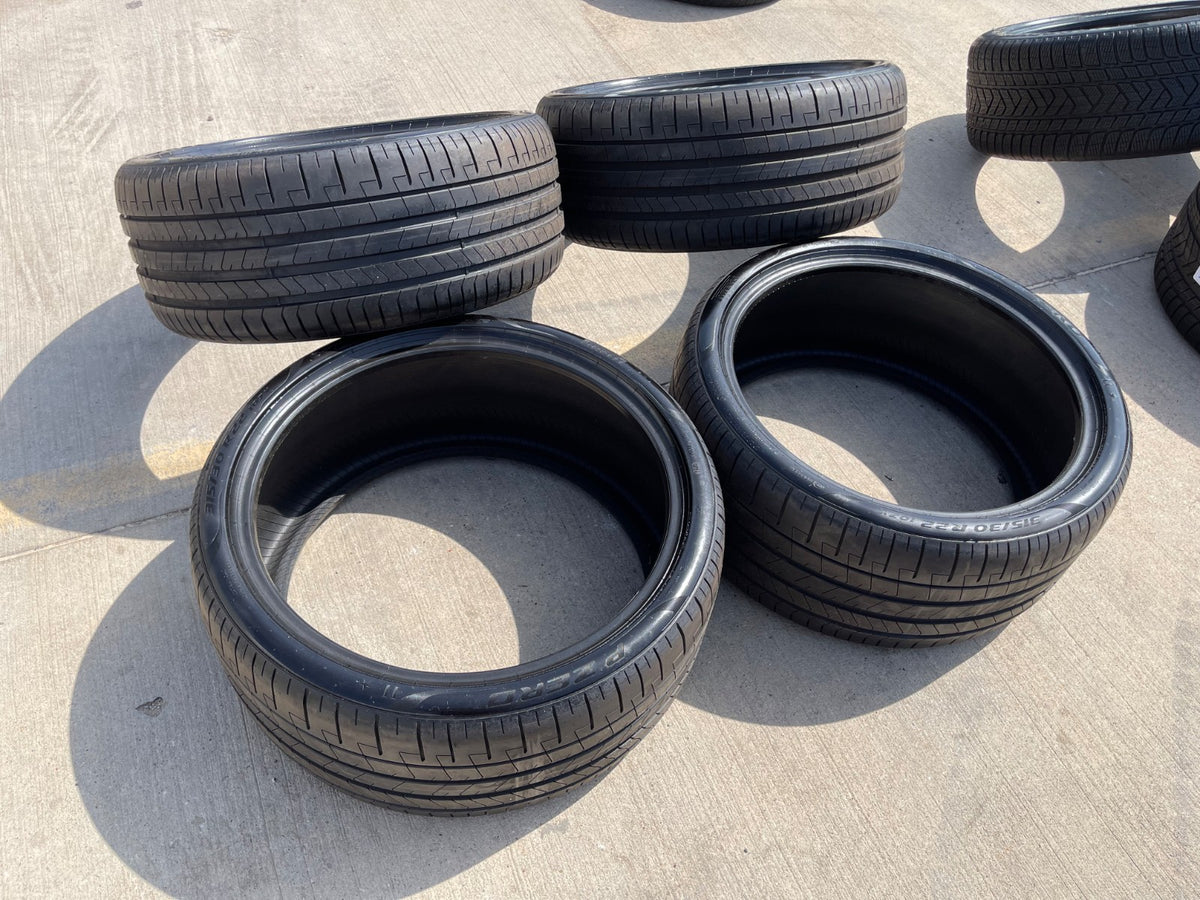 (2) 275/35/22 + (2) 315/30/22 Pirelli P Zero 107Y XL tires NEW TAKE OFFS