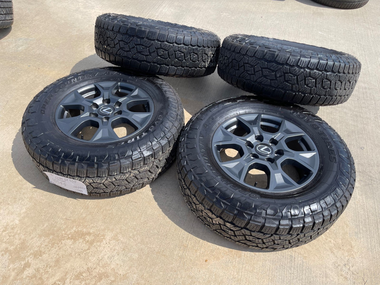 18" Toyota Tacoma TRD OEM 10544 wheels rims Land Cruiser Tundra SET TOYO A/T3