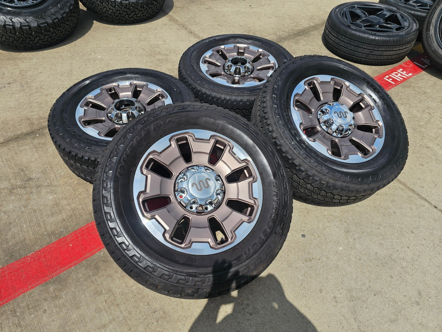20" Ford F-250 F-350 OEM 10487 LIMITED KING RANCH tan wheels rims 2025 2026 SET