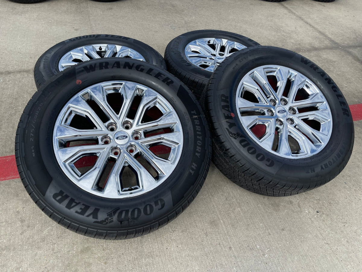 20" Ford F-150 LARIAT OEM 10619 rims wheels Expedition SET GOODYEAR NEW