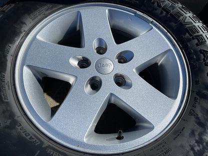 17" Jeep Gladiator OEM wheels rims 9074 Wrangler Kenda Klever A/T