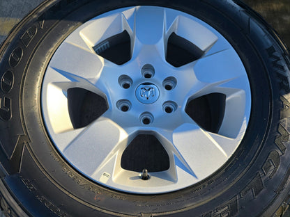 18" Ram 1500 OEM stock 2669 wheels rims 2021 2022 2023 2024 2025 2026 GOODYEAR
