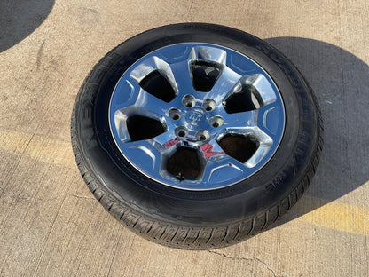 (1) 20" Dodge Ram 1500 OEM Laramie CHROME 2680 wheel Spare 2024 2025 2026