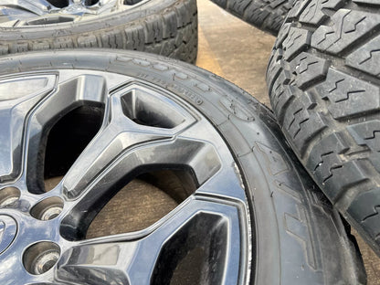 22" Dodge Ram 1500 OEM Laramie wheels LIMITED Gray 2685 2727 tires