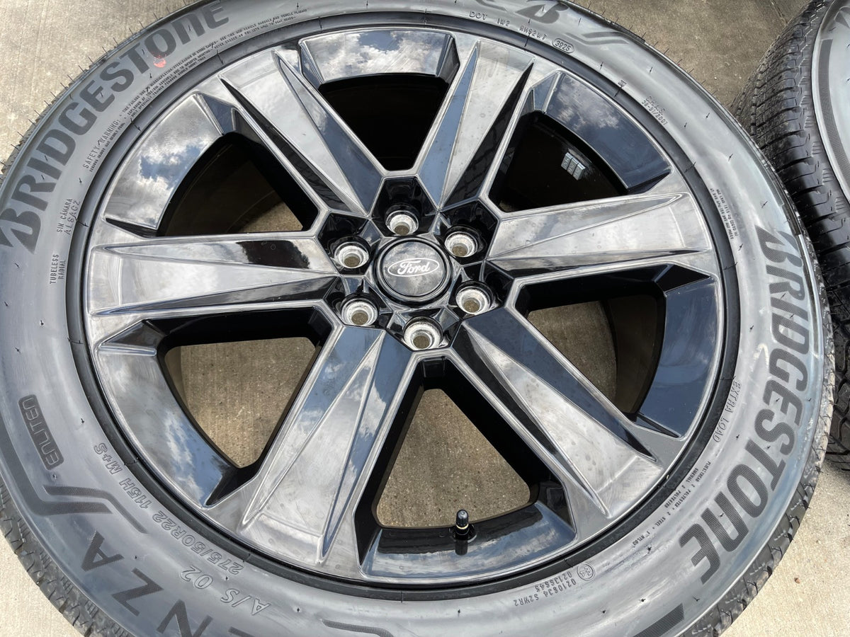 22" Ford F-150 LOBO LARIAT OEM black rims wheels SET Expedition 2026 2027 NEW