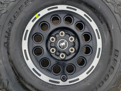 17" Ford Bronco HERITAGE SASQUATCH wheels rims tires 35" BFG NEW