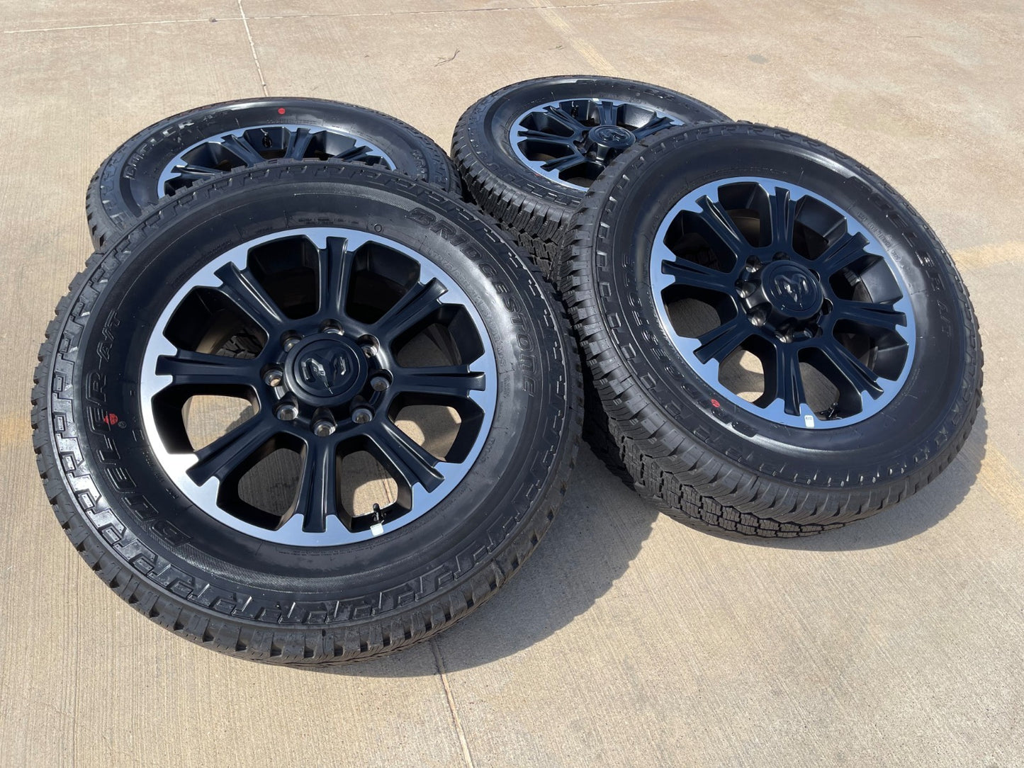 20" Dodge Ram 2500 3500 LARAMIE OEM 95578 wheels rims A/T SET 2025 2026 2027 NEW