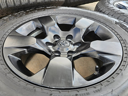 18" Ram 1500 OEM 2669 wheels rims black 2022 2023 2024 2025 2026 FALKEN A/T3